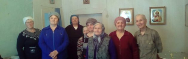 Таинство Соборования в Покровском молитвенном доме села Кардаво Городищенского района
