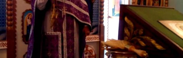 Настоятель прихода Покровской церкви г. Городище совершил Божественную литургию в домовом храме святого Пантелеимона при Городищенской ЦРБ