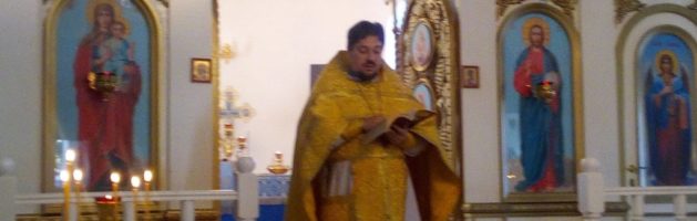 Божественная литургия в день памяти 12 апостолов в Покровской церкви г. Городище
