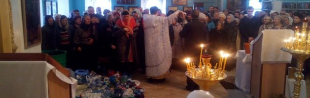 В праздник Крещения Господня в Покровской церкви совершились праздничные богослужения