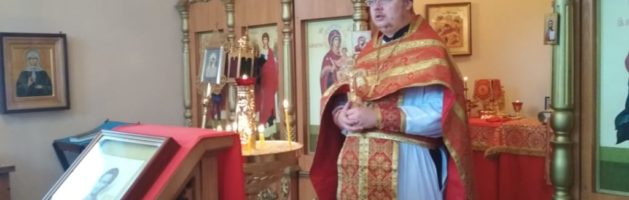 В престольный праздник в храме-часовне православные верующие молитвенно почтили память мученика Виктора Фракийского